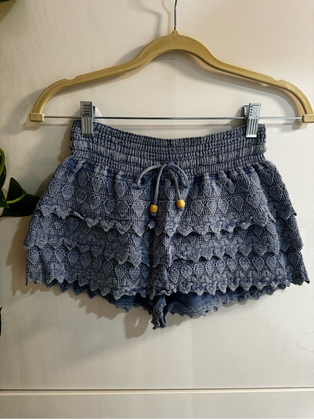 Blanco By Nature - Blue Ruffled Mini Skirt